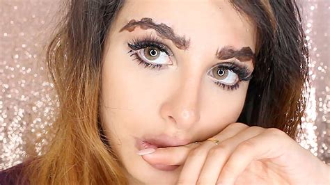 Trying Wavy Eyebrow Trend Youtube