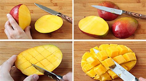 How To Peel A Mango Indian Way Peeling A Mango Cooking With Ghee Food