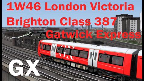 Train Simulator 2020 Full Run Class 387 Gatwick Express 1W46 London