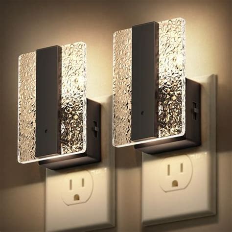 DORESshop LED Night Light Night Lights Plug Into Wall 2 Pack With