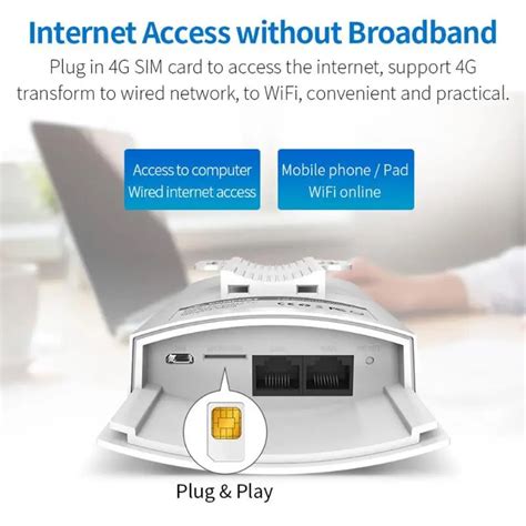 COMFAST CF E5 300Mbps Portable 4G SIM Card Wireless AP WiFi Router IP66