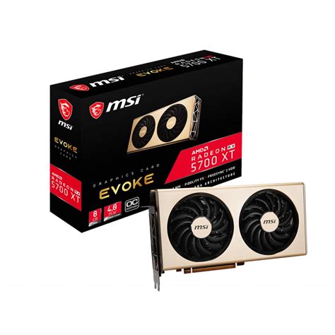 VGA การดแสดงผล MSI RADEON RX5700XT EVOKE OC 8GB GDDR6