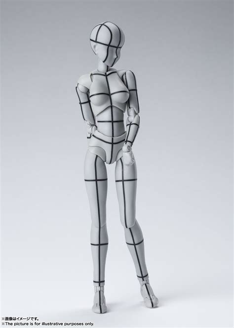 S H Figuarts Body Chan Wireframe Gray Color Ver Reissue HLJ