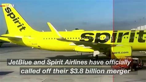 Jetblue And Spirit Airlines Abandon 3 8 Billion One News Page Video