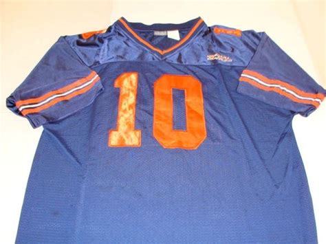 #10 (Chicago Bears-XXL) Blue Throwback Football Style Jersey | Lone ...