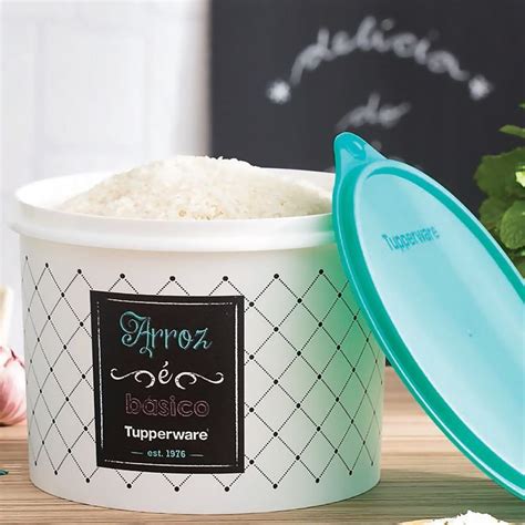 Caixa De Arroz Linha Bistro Da Tupperware Shopee Brasil