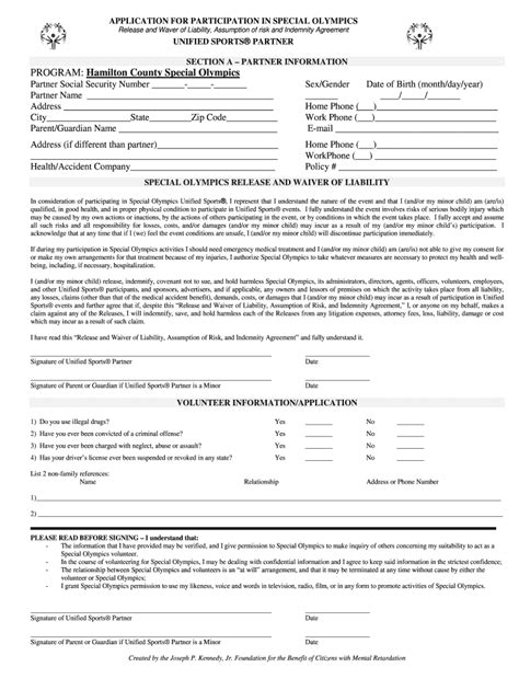 Fillable Online Specialolympics Hc Partnerform Doc Specialolympics Hc