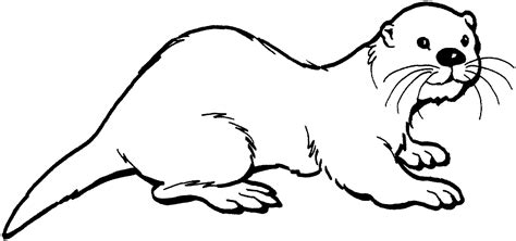 Otter Coloring Pages Download And Print For Free