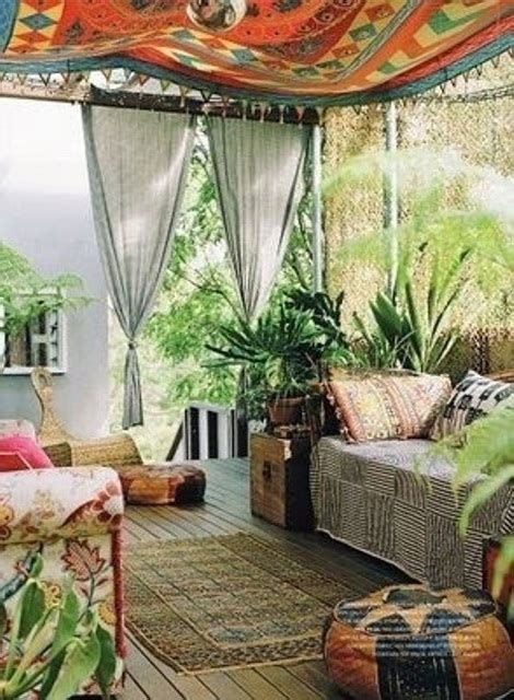 57 Beautiful Bohemian Patio Designs Digsdigs