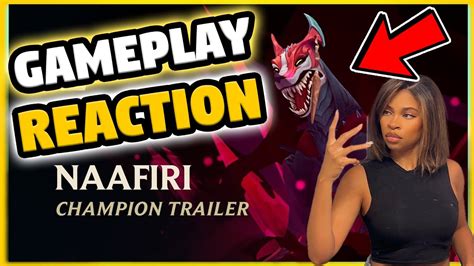 Naafiri Gameplay Champion Trailer Reaction League Of Legends Champion Gameplay Youtube