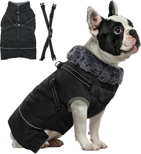 Hjumarayan Hundemantel Winter Hundemantel Mit Geschirr Warmer