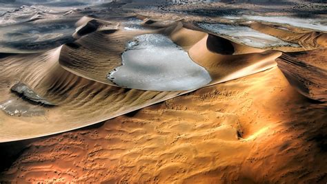 Wallpaper Nature Landscape Sand Aerial View Birds Eye View