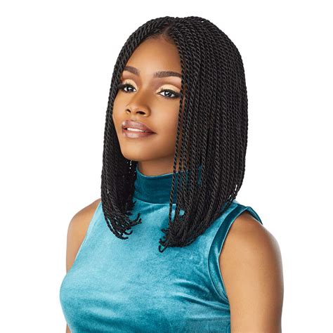 Amazon Sensationnel Cloud9 4x4 Braided Wig Senegal Twist Bob