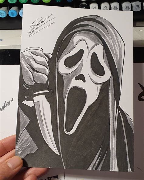 Ghostface Drawing