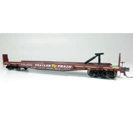 Ho F D Tofc Flat Car Ttx Late Red Pack Rapido Trains Inc