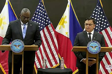 Philippines Us Vow To Strengthen Defense Ties Abs Cbn News