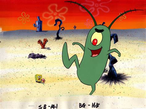 Giant Plankton Animation Frame From The Sleepy Time” Episode R