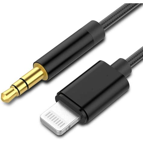 Lightning To 3 5mm Male Aux Cable 3 3ft 1m [apple Mfi Certified] Headphone Jack Adapter Aux