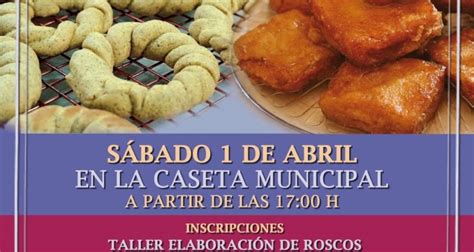 Ficha de evento Taller de repostería tradicional de Semana Santa y