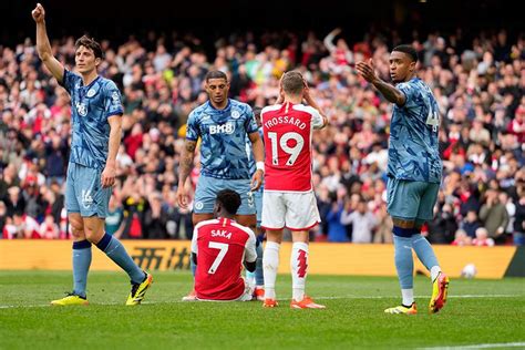 Hasil Arsenal Vs Aston Villa Skor 0 2