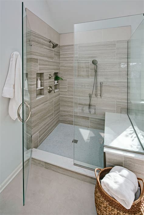 Bright And Airy Primary Bath Naperville Il Drury Design