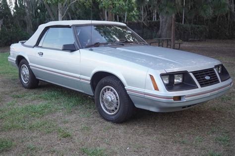 58k Mile 1983 Ford Mustang GLX Convertible Available For Auction