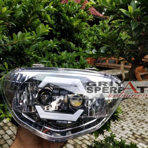 Jual Reflektor Lampu Depan Mio Lama Mio Sporty Daymaker Led Shopee