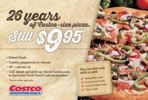 Costco Pizza Prices Size Ordering Pro Tips