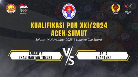 Full Match Pobsi Babak Kualifikasi Pon Xxi Aceh Sumut Anggie F