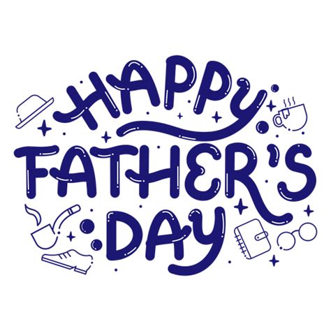 Happy Father S Day Lettering Quote PNG SVG Design For T Shirts