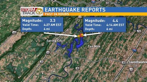 Magnitude 4 4 Earthquake Several Aftershocks Shake Viewers Out Of Bed