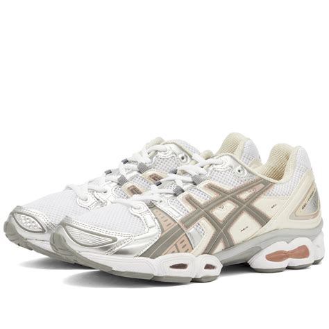 Asics Gel-Nimbus 9 White & Oatmeal | END. (RU)