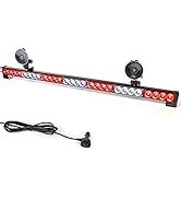 Amazon Piiloo Inch Rooftop Emergency Strobe Light Bar Led