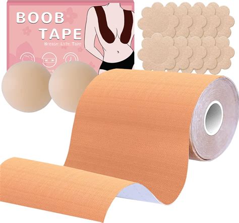 Amazon BEWTEIM Large Breast Tape For Heavy Breast Plus Size Boob Tape Inch Boobytape