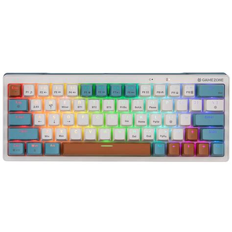 Tastatura Tracer EVO Hot Swap GameZone Mecanic Iluminare RGB US Cu Fir Fara Fir Alb