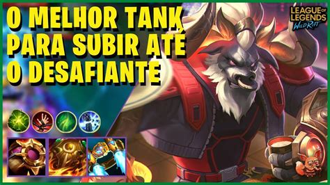 ESSE É O MELHOR TANK DO NOVO PATCH ALISTAR Wild Rift CHALLENGER