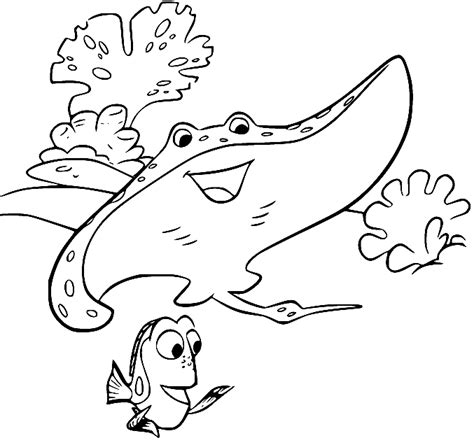 Mr Ray Finding Nemo Coloring Pages Clip Art Library