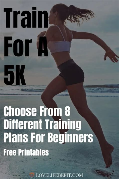 How To Train For A K The Easy Way K Training Plan Love Life Be Fit