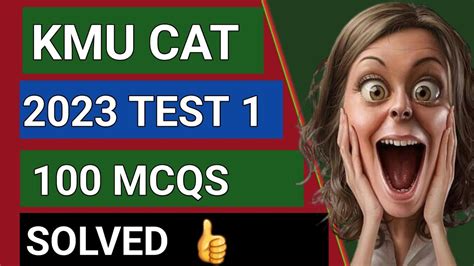 Kmu Cat Test Kmu Cat Preparation Past Paper