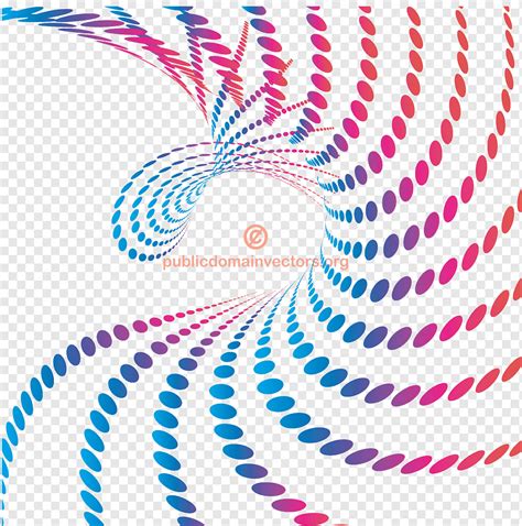 Halftone Swirling Element Png Pngwing