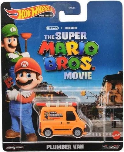 Hot Wheels Premium The Super Mario Bros Movie Plumber Van Color Naranja MercadoLibre