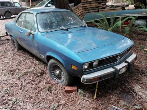 1974 Opel Manta 1 9 Coupe Blue RWD Automatic Classic Opel Manta 1974