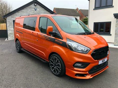 2021 21 FORD TRANSIT CUSTOM RS EDITION 185 AUTO LWB CREW VAN DOUBLE CAB