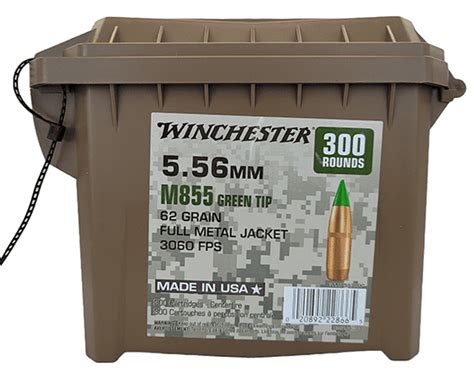 Winchester 5.56 NATO- 300 Pack M855 Green Tip - SSP Firearms