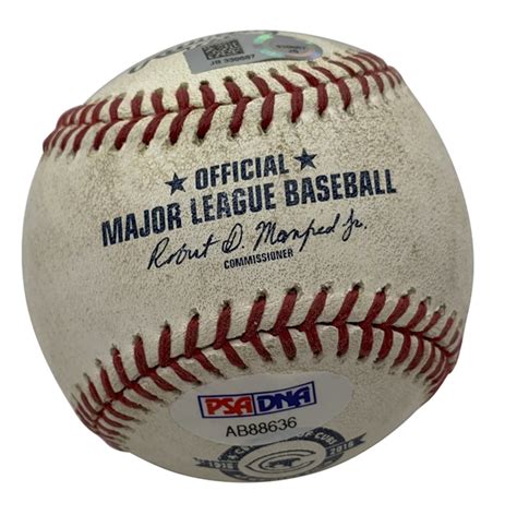 Lot Detail Corey Seager Signed Game Used OML Baseball From May 31st