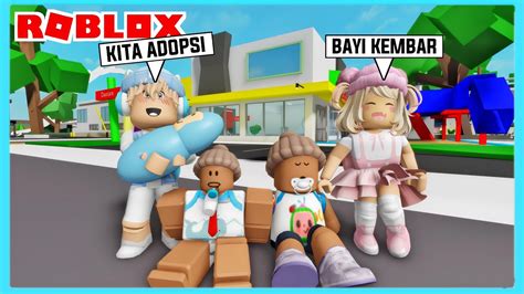 Aku Dan Adiku Adopsi Bayi Kembar Lucu Di Roblox Brookhaven Ft