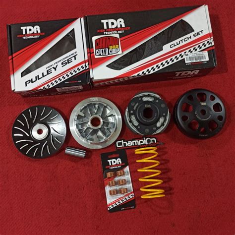 Jual Paket Pulley Mangkok Kampas Ganda Per Roller Cvt Tdr Racing Nmax