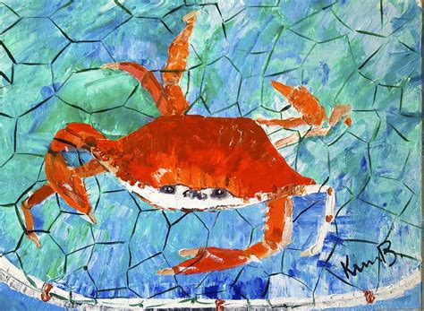 Catching Crabs Painting By Kimberly Balentine Pixels