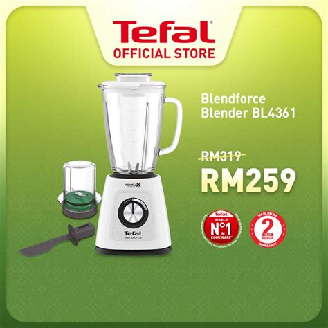 Tefal Blendforce 2 Blender Glass 20l Bl4361 Blender Pengisar