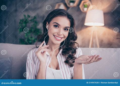 Photo Of Optimistic Brunette Curly Hairdo Lady Work Talk Telephone From